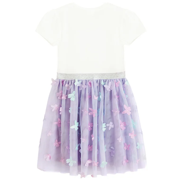 Cool Club, Sukienka dziewczęca z krótkim rękawem, mix