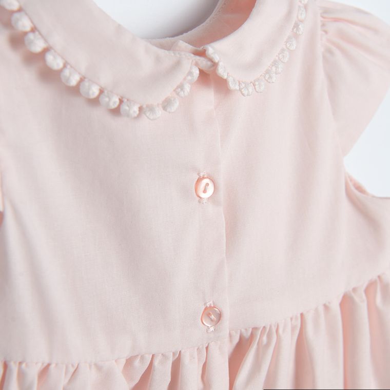 Cool Club, Sukienka dziewczęca z krótkim rękawem, różowa