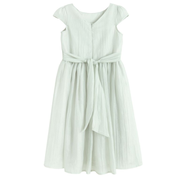 Cool Club, Sukienka dziewczęca z krótkim rękawem, zielona