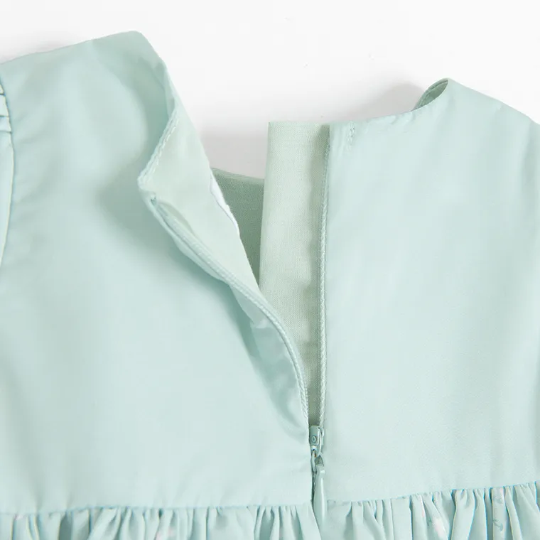 Cool Club, Sukienka dziewczęca z krótkim rękawem, zielona