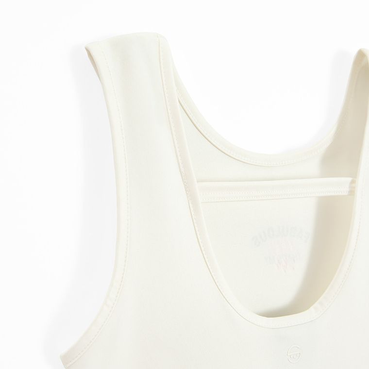 Cool Club, Sukienka tenisowa dziewczęca z szortami, ecru