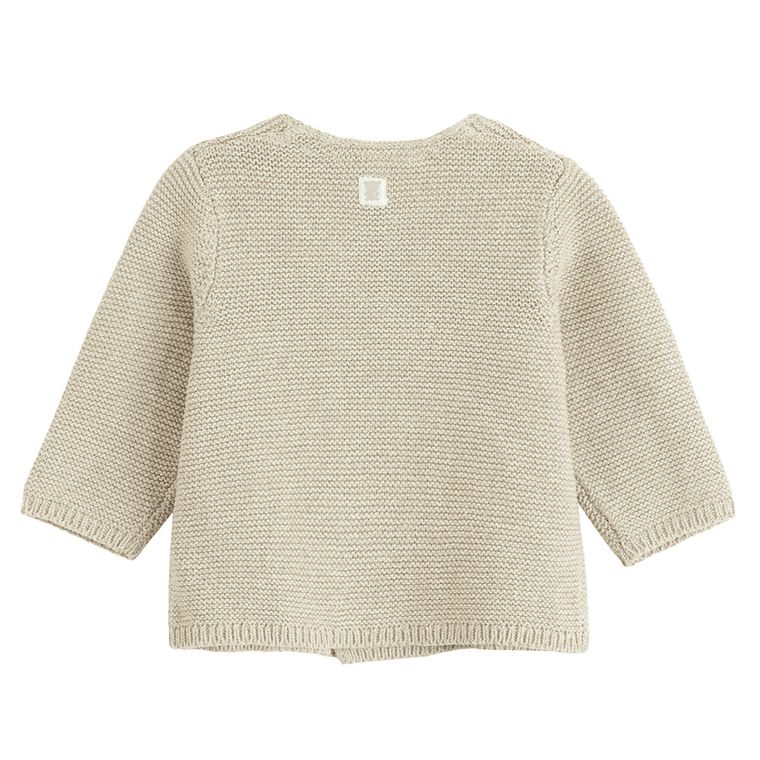 Cool Club, Sweter niemowlęcy, rozpinany, beżowy