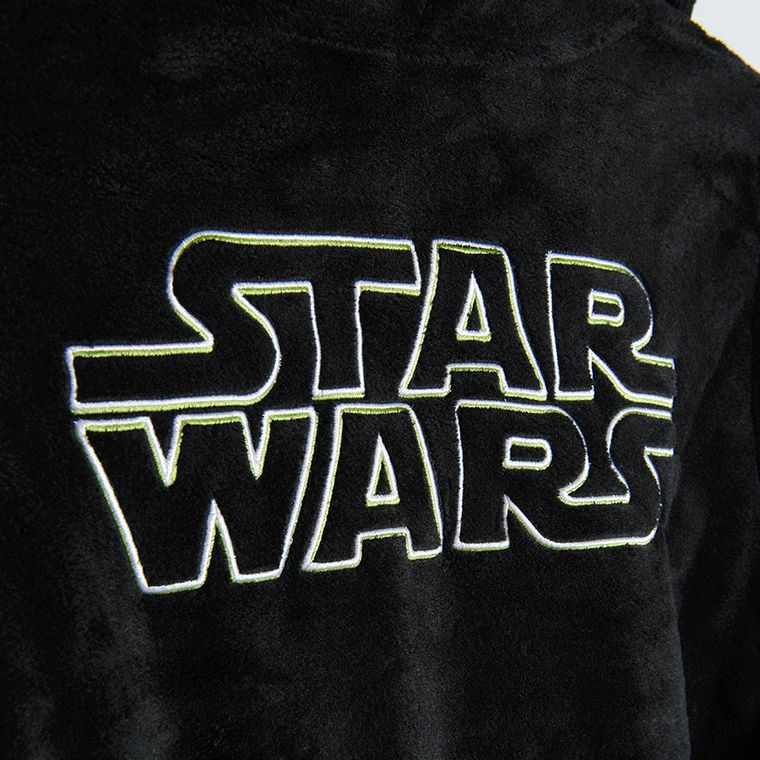 Cool Club, Szlafrok chłopięcy z kapturem, czarny, Star Wars