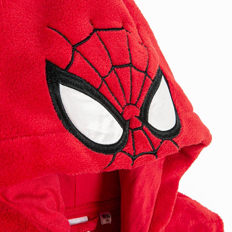 Cool Club, Szlafrok chłopięcy z kapturem, czerwony, Spider-Man