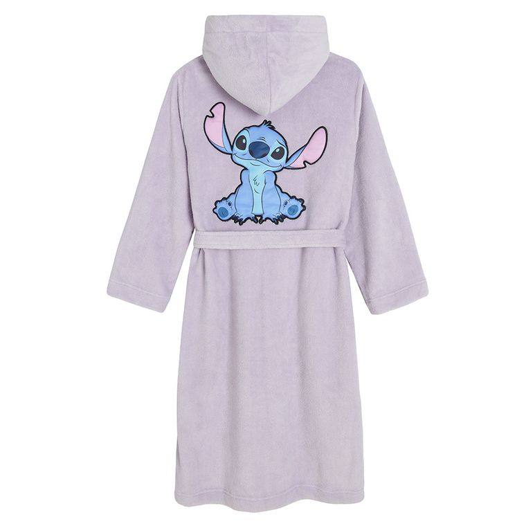 Cool Club, Szlafrok dziewczęcy z kapturem, fioletowy, Lilo i Stitch