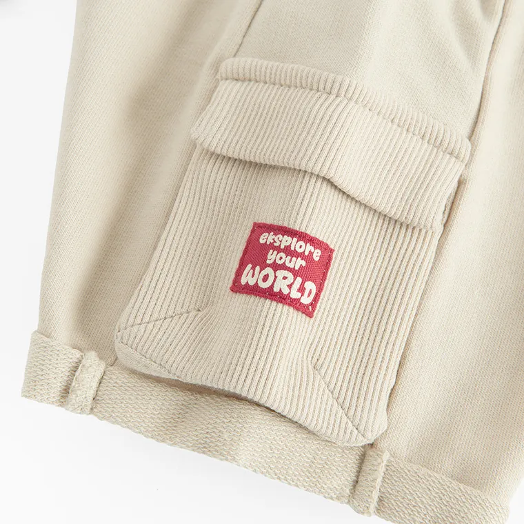 Cool Club, Szorty chłopięce, beżowe