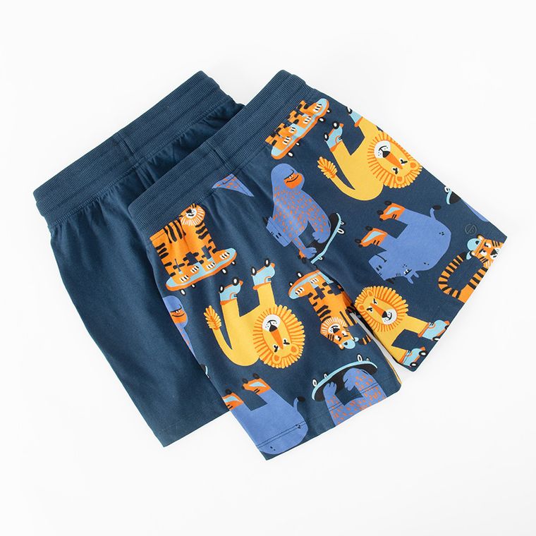 Cool Club, Szorty chłopięce, niebieskie, zestaw, 2 szt.