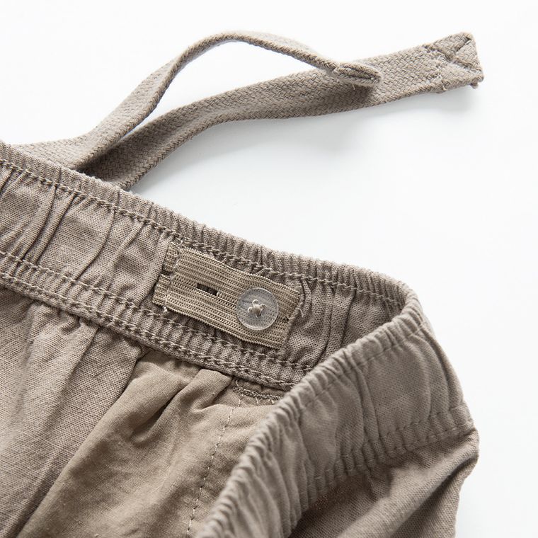 Cool Club, Szorty chłopięce z lnem, relaxed, brązowe