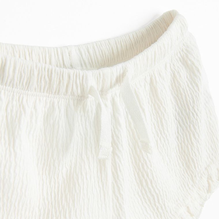 Cool Club, Szorty dziewczęce, białe, różowe, zestaw, 2 szt.