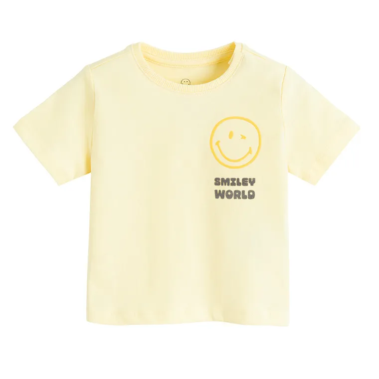 Cool Club, T-shirt chłopięcy, mix, SmileyWorld, zestaw, 2 szt.