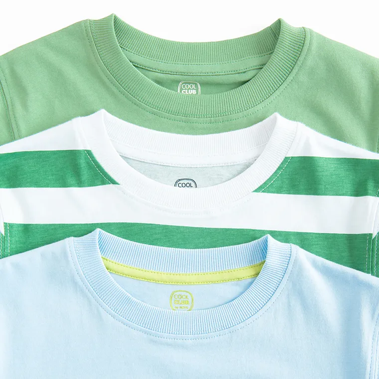 Cool Club, T-shirt chłopięcy, mix, zestaw, 3 szt.