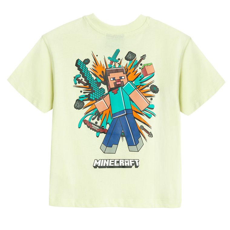 Cool Club, T-shirt chłopięcy, zielony, Minecraft