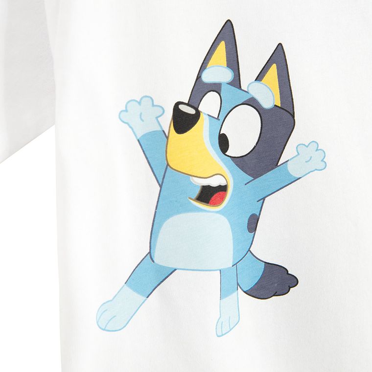 Cool Club, T-shirt dziecięcy, biały, Bluey