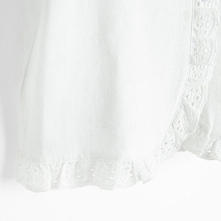 Cool Club, T-shirt dziewczęcy, biały, Kicia Kocia