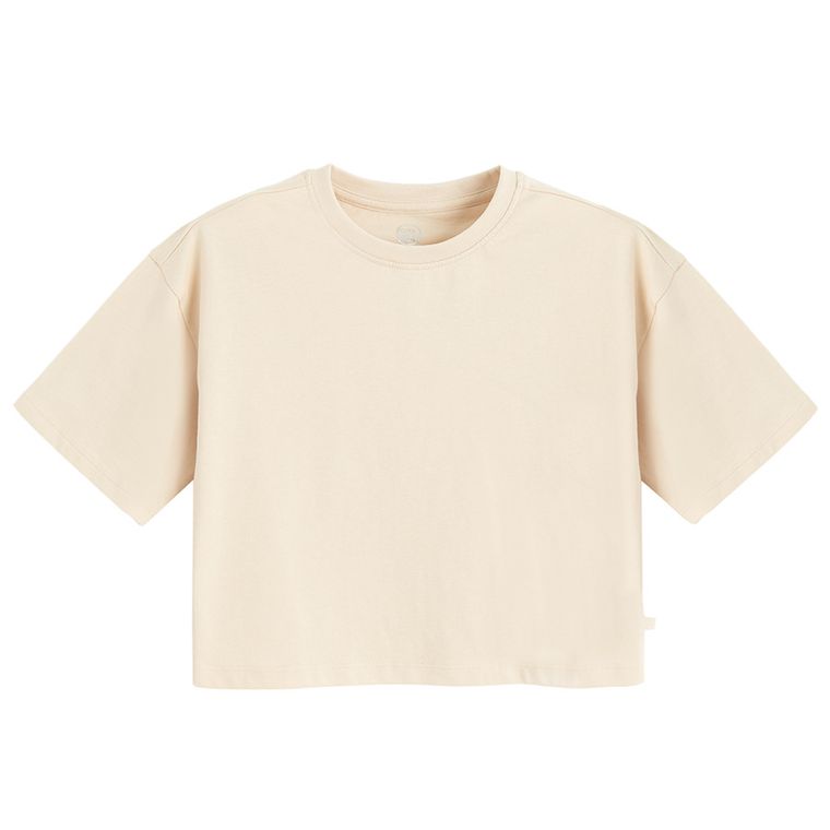 Cool Club, T-shirt dziewczęcy, crop top, mix, zestaw, 5 szt.