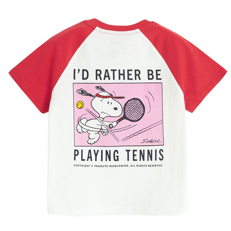 Cool Club, T-shirt dziewczęcy, mix, Peanuts