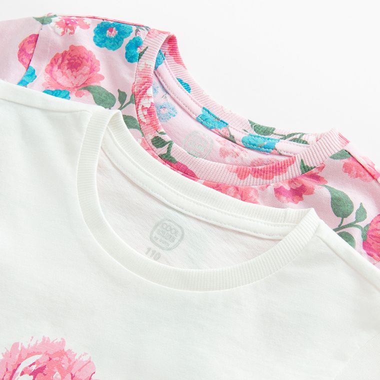 Cool Club, T-shirt dziewczęcy, mix, zestaw, 2 szt.