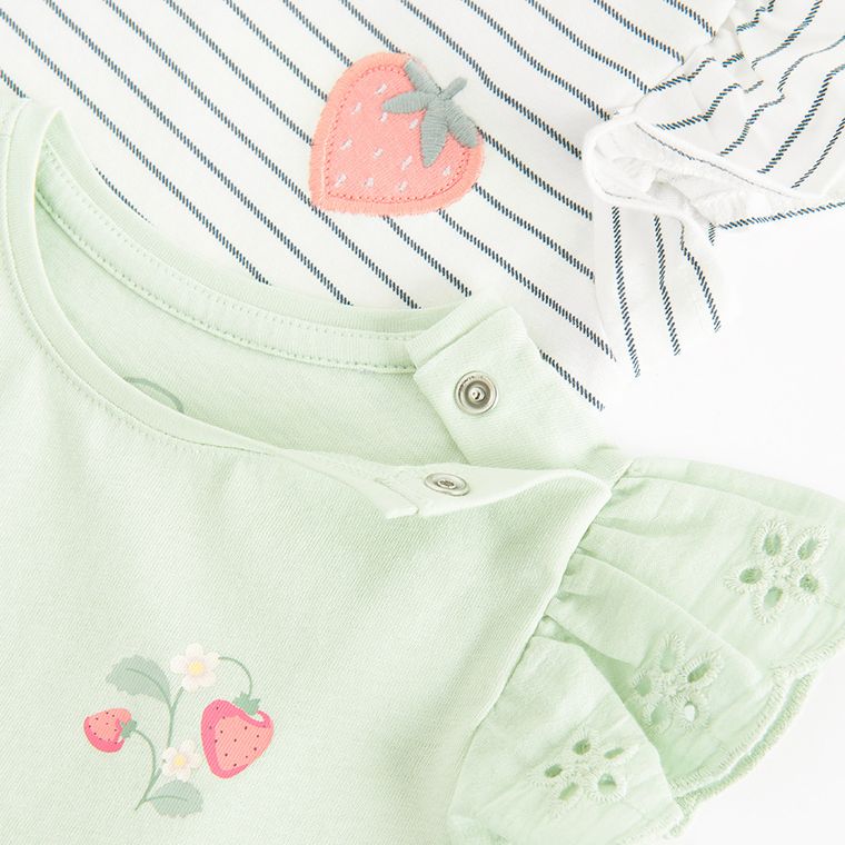 Cool Club, T-shirt dziewczęcy, mix, zestaw, 2 szt.