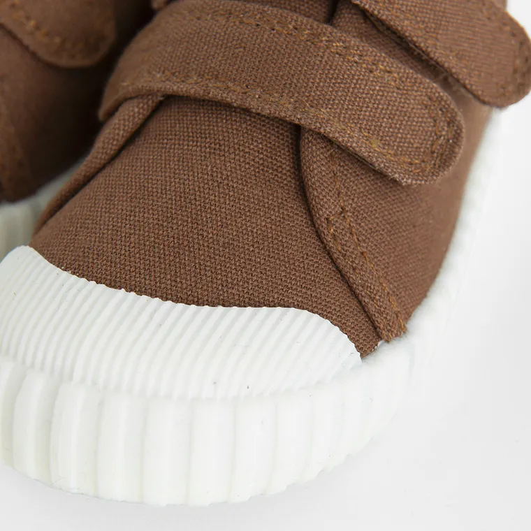 Cool Club, Trampki dziecięce, brązowe, Zdrowa Stopa, podeszwa Barefoot