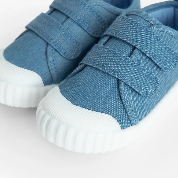 Cool Club, Trampki dziecięce, niebieskie, Zdrowa Stopa, podeszwa Barefoot