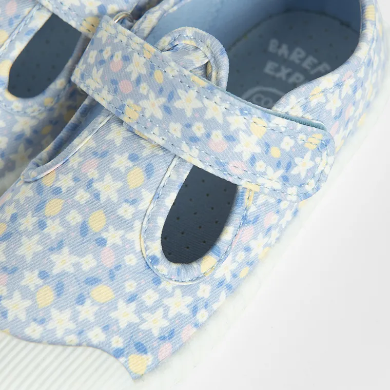 Cool Club, Trampki dziewczęce, niebieskie, Zdrowa Stopa, podeszwa Barefoot