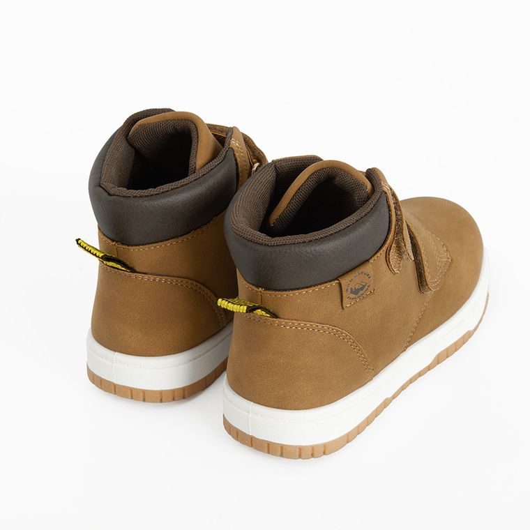 Cool Club, Trzewiki chłopięce, brązowe, skórzana wkładka