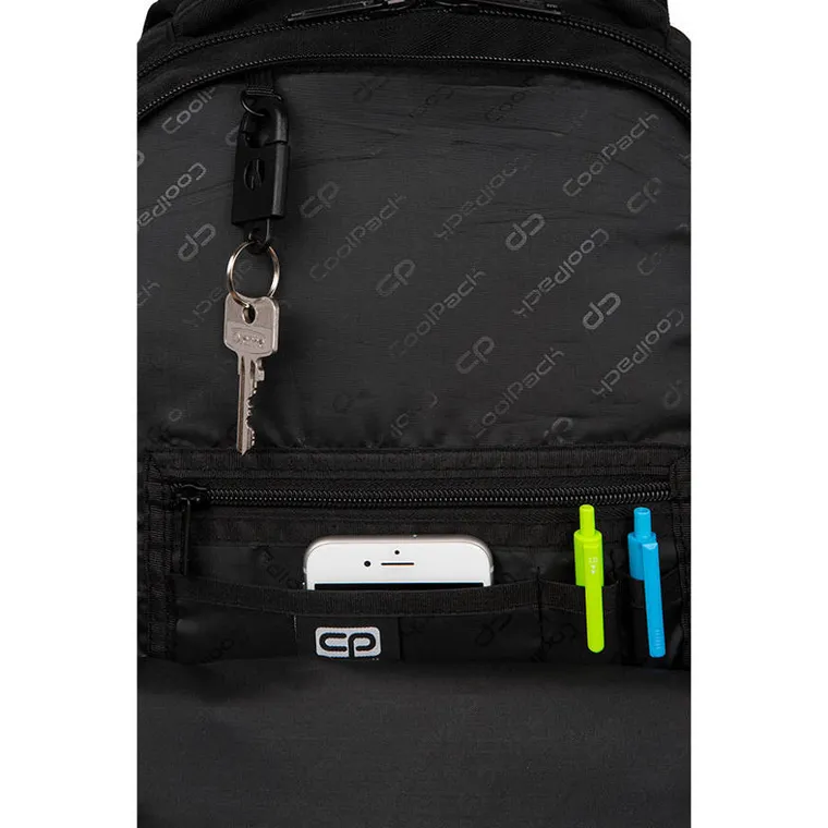 CoolPack, Break, plecak szkolny, 2-komorowy, Black