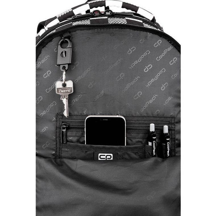 CoolPack, Break, plecak szkolny, 2-komorowy, Checkers