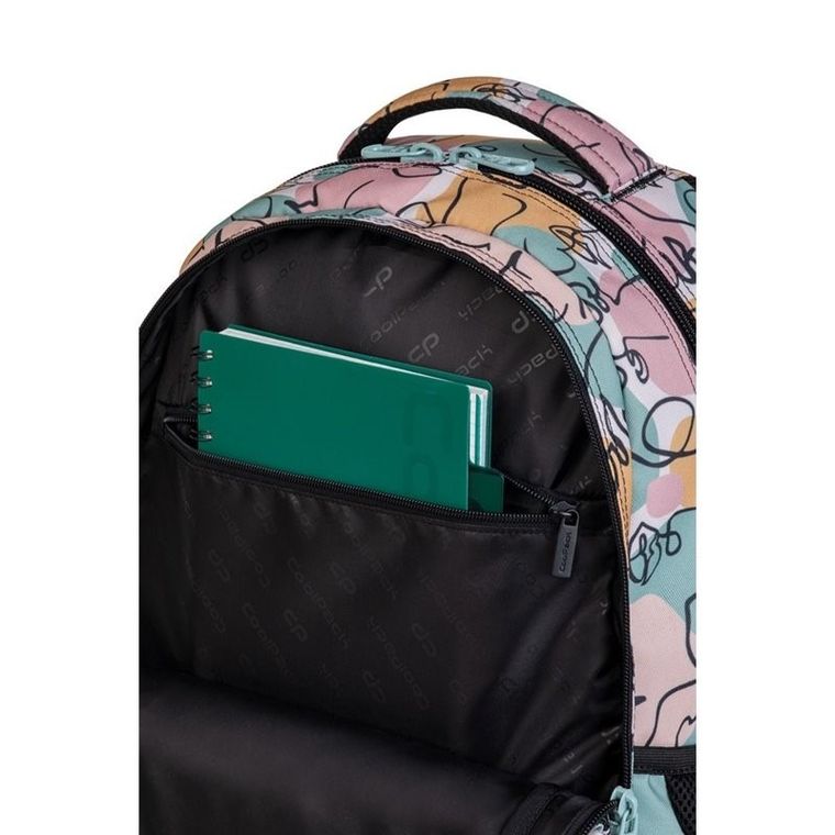 CoolPack, Drafter, plecak szkolny, 3-komorowy, Art Deco