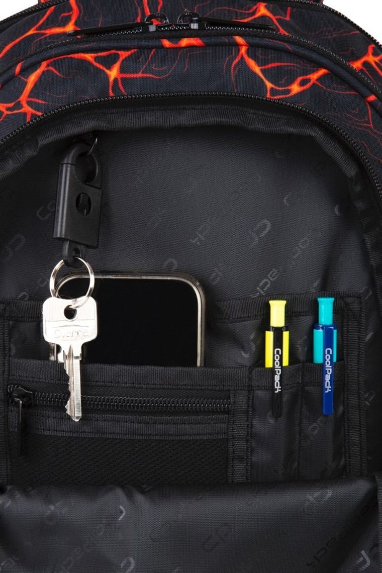 CoolPack, Factor, plecak szkolny, 3-komorowy, Magma