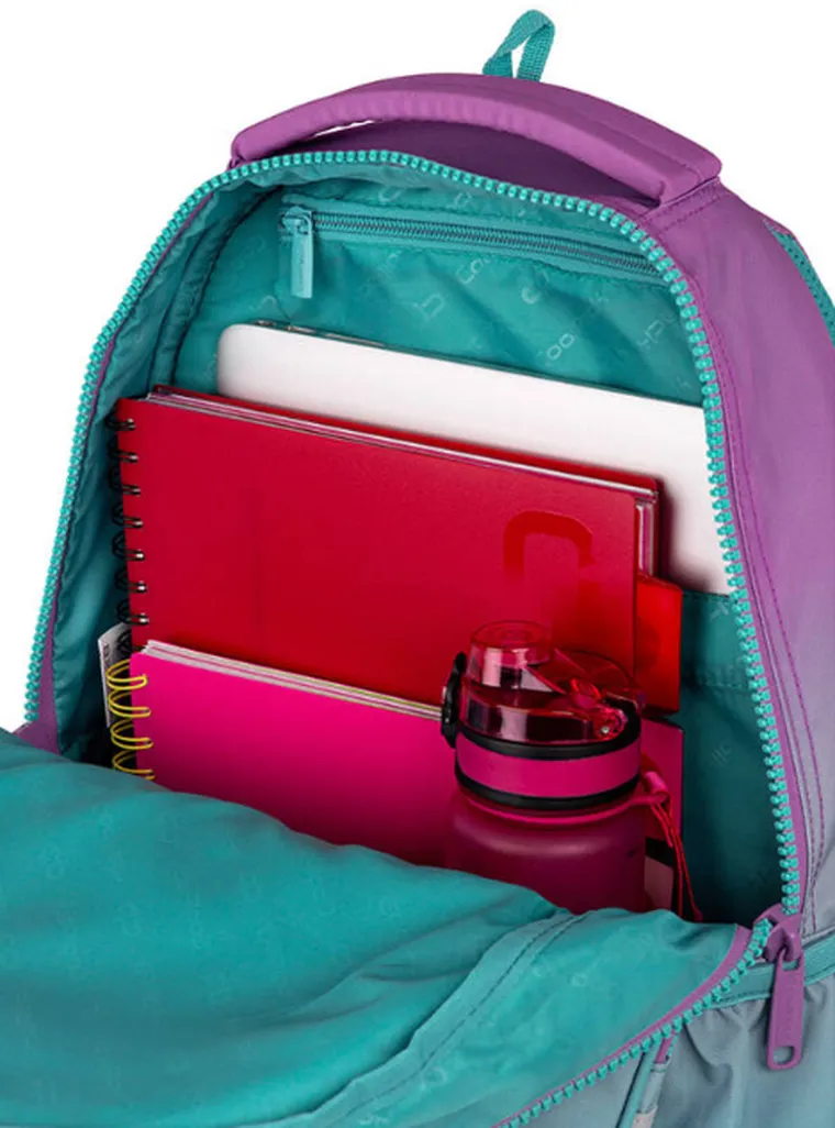 CoolPack, Factor X, plecak szkolny, 4-komorowy, Gradient Blueberry