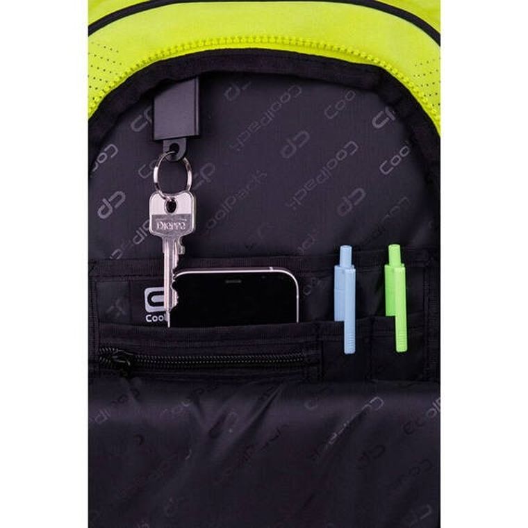 CoolPack, Factor X, plecak szkolny, 4-komorowy, Gradient Lemon
