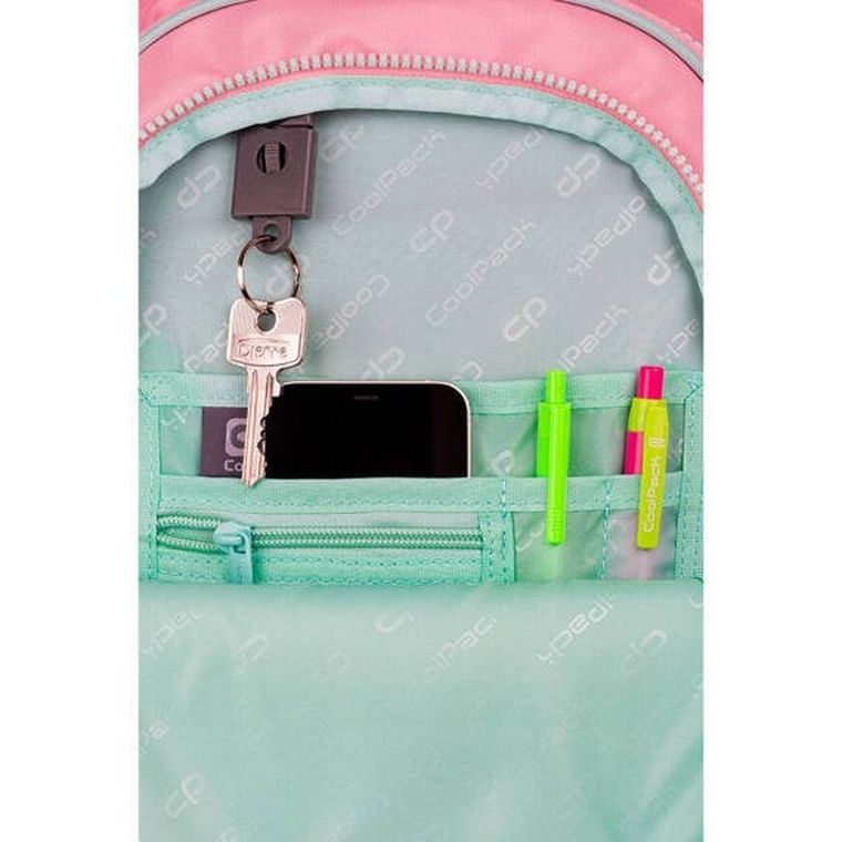 CoolPack, Factor X, plecak szkolny, 4-komorowy, Gradient Strawberry