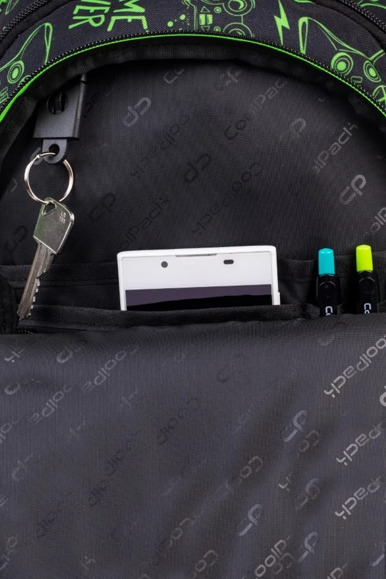 CoolPack, Jerry, plecak szkolny, 3-komorowy, Game Night