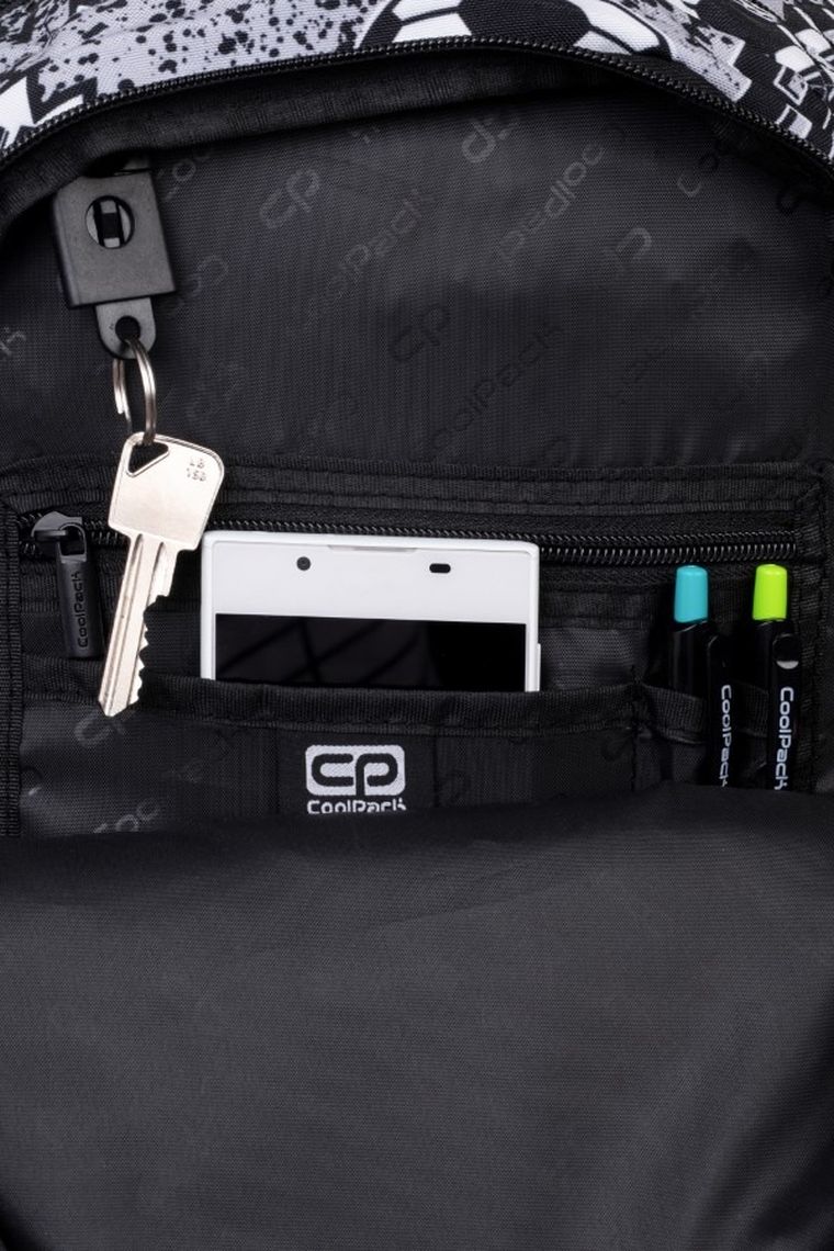 CoolPack, Joy S, plecak szkolny, 3-komorowy, Grey Ball