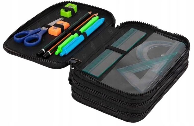 CoolPack, Jumper 3, piórnik rozkładany, potrójny, z wyposażeniem, Don'T Do It