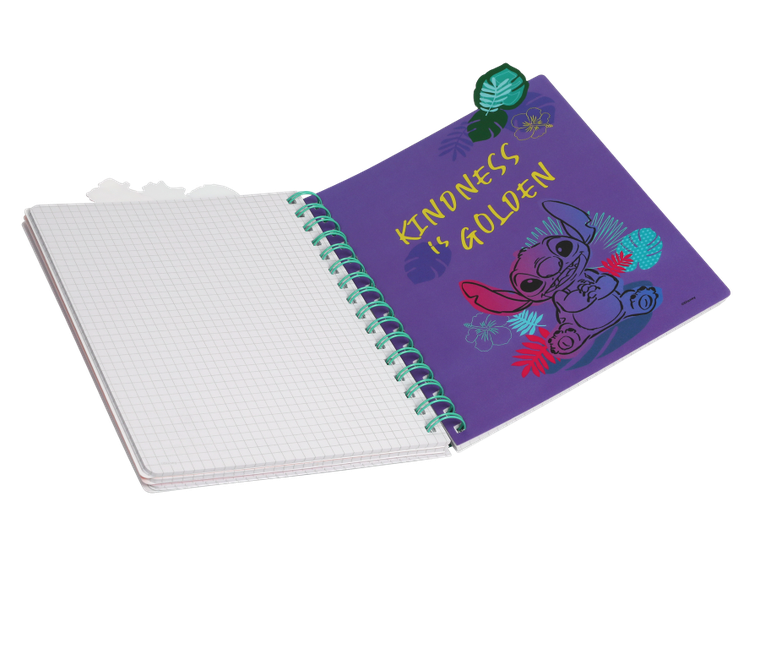 CoolPack, Lilo i Stitch, kołobrulion A5, 100 kartek, kratka, 1 szt.