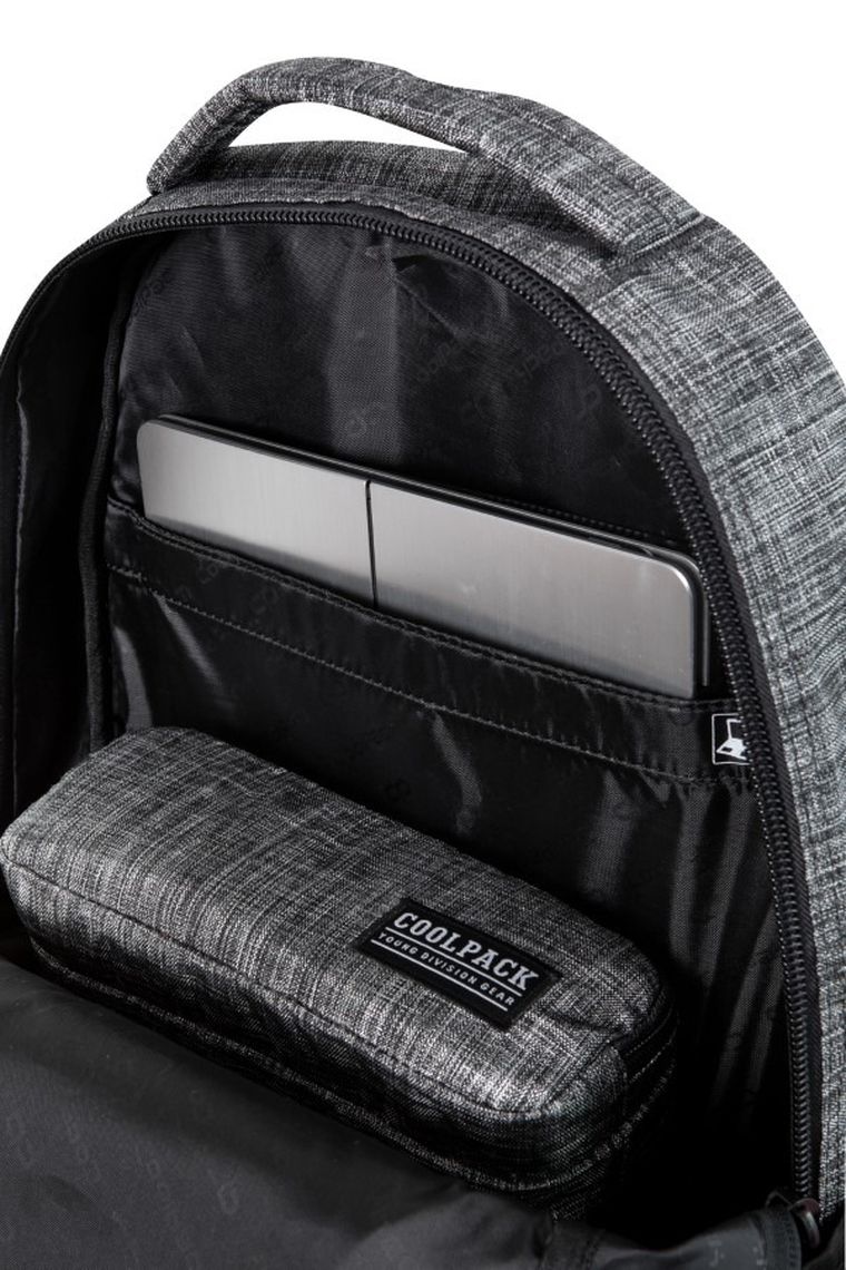 CoolPack, Soul, plecak szkolny, 3-komorowy, Snow Grey