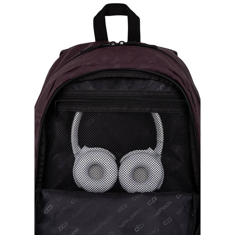 CoolPack, Trooper, plecak szkolny, 2-komorowy, Burgundy