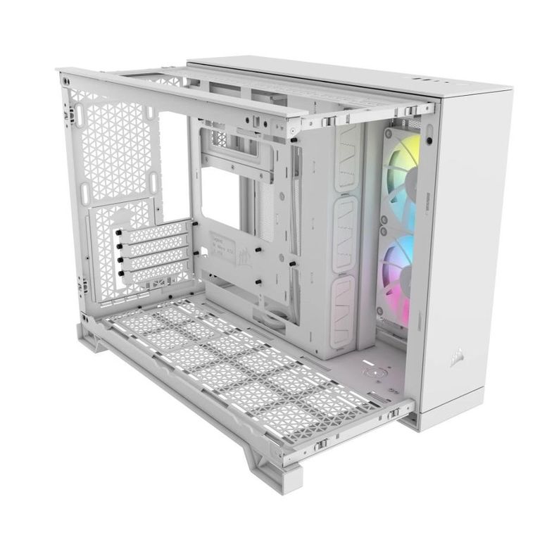 Corsair, obudowa komputerowa, 2500X RGB ICUELINK, biała