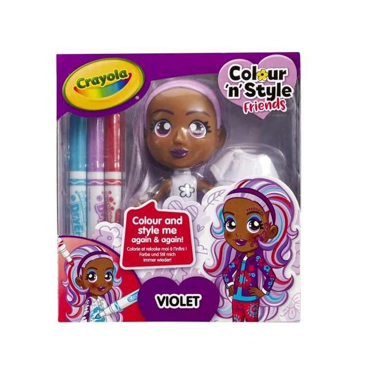 Crayola, Colour'n'Style Friends, lalka do stylizacji