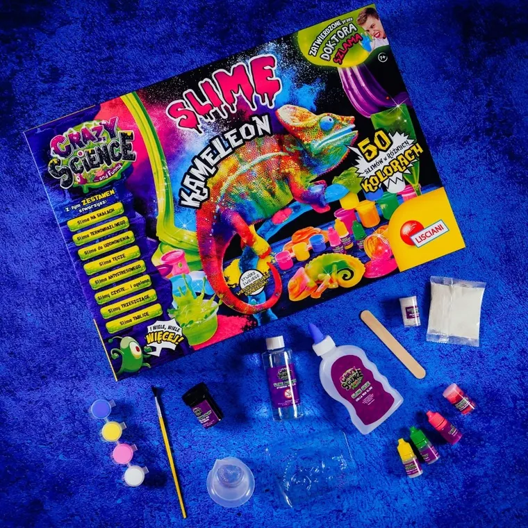 Crazy Science, Slime kameleon, zestaw kreatywny