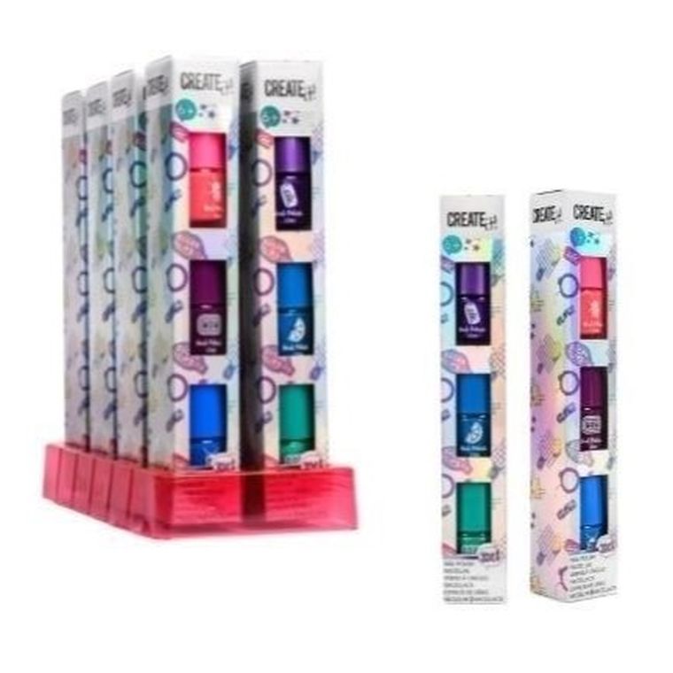 Create it! lakier do paznokci, 3 szt.