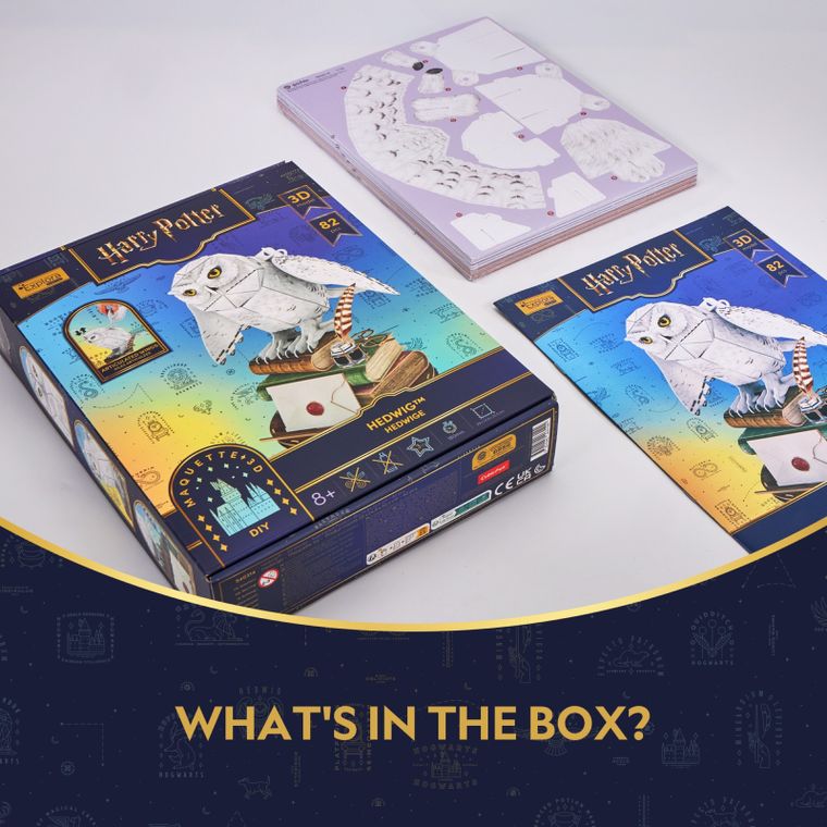 Cubic Fun, Harry Potter Hedwiga, puzzle 3D, 93 elementy
