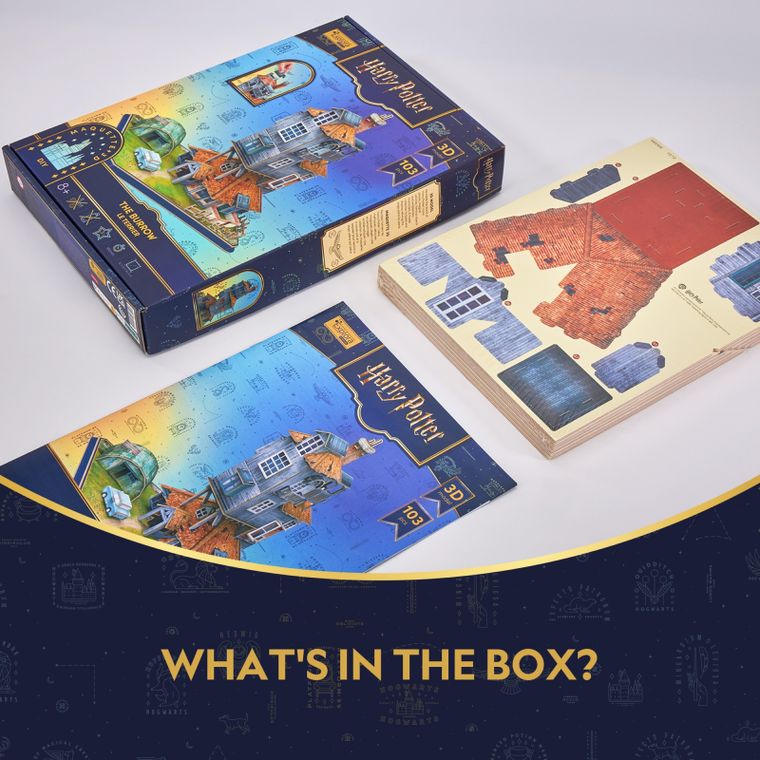 Cubic Fun, Harry Potter Nora, puzzle 3D, 103 elementy