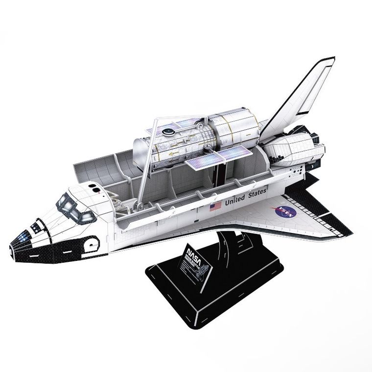 Cubic Fun, NASA, Space Shuttle Discovery, puzzle 3D, 126 elementów