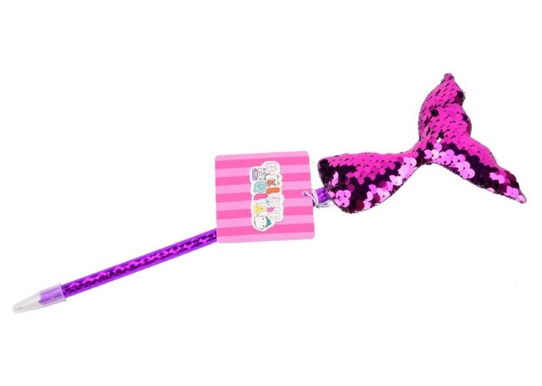 Cubie Squad, długopis, cekinowa syrenka