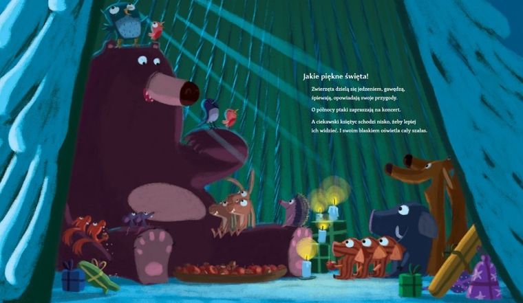 Cudowna Wigilia niedźwiedzia