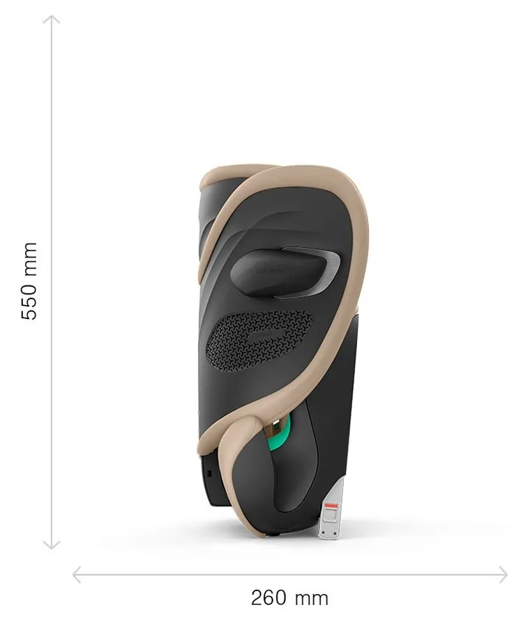 Cybex, Solution G2 Plus, I-Fix, fotelik samochodowy, Stone Grey, 100-150 cm