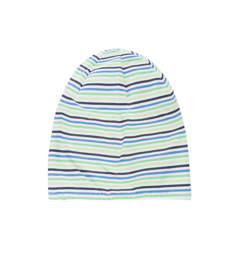 Czapka chłopięca, dwustronna, mix, rybki, grochy, paski, Döll